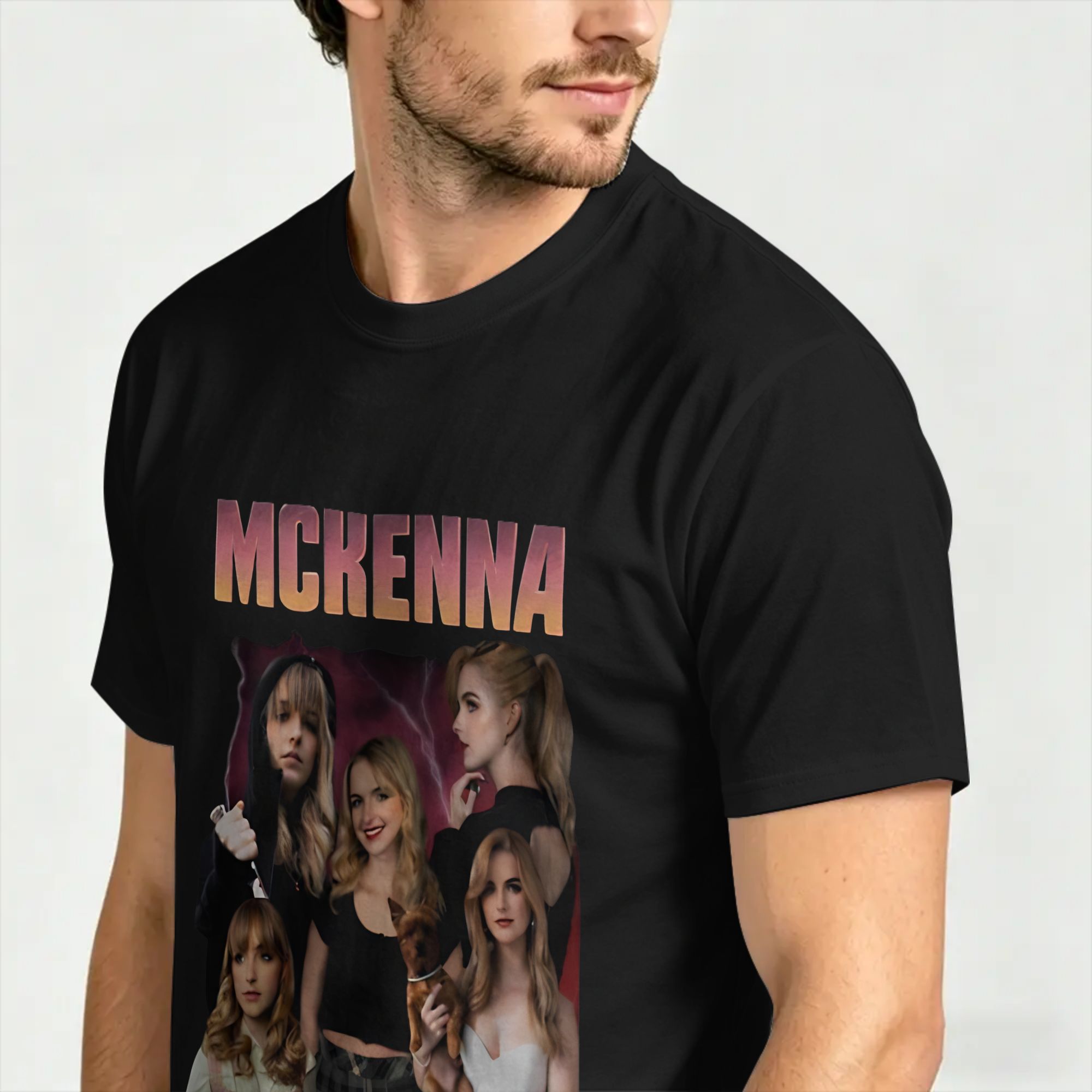 Mckenna Grace Cotton T-Shirt F - Summer Clothing Wholesale recension och pris