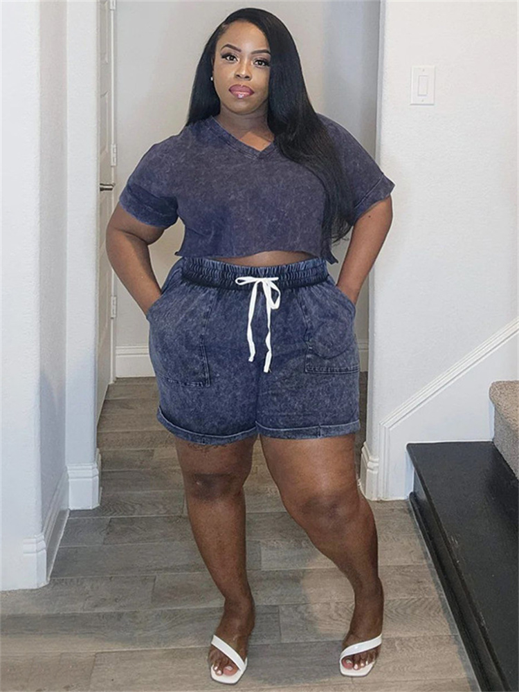 Wmstar Plus Size Two Piece Out - Summer Clothing Wholesale recension och pris