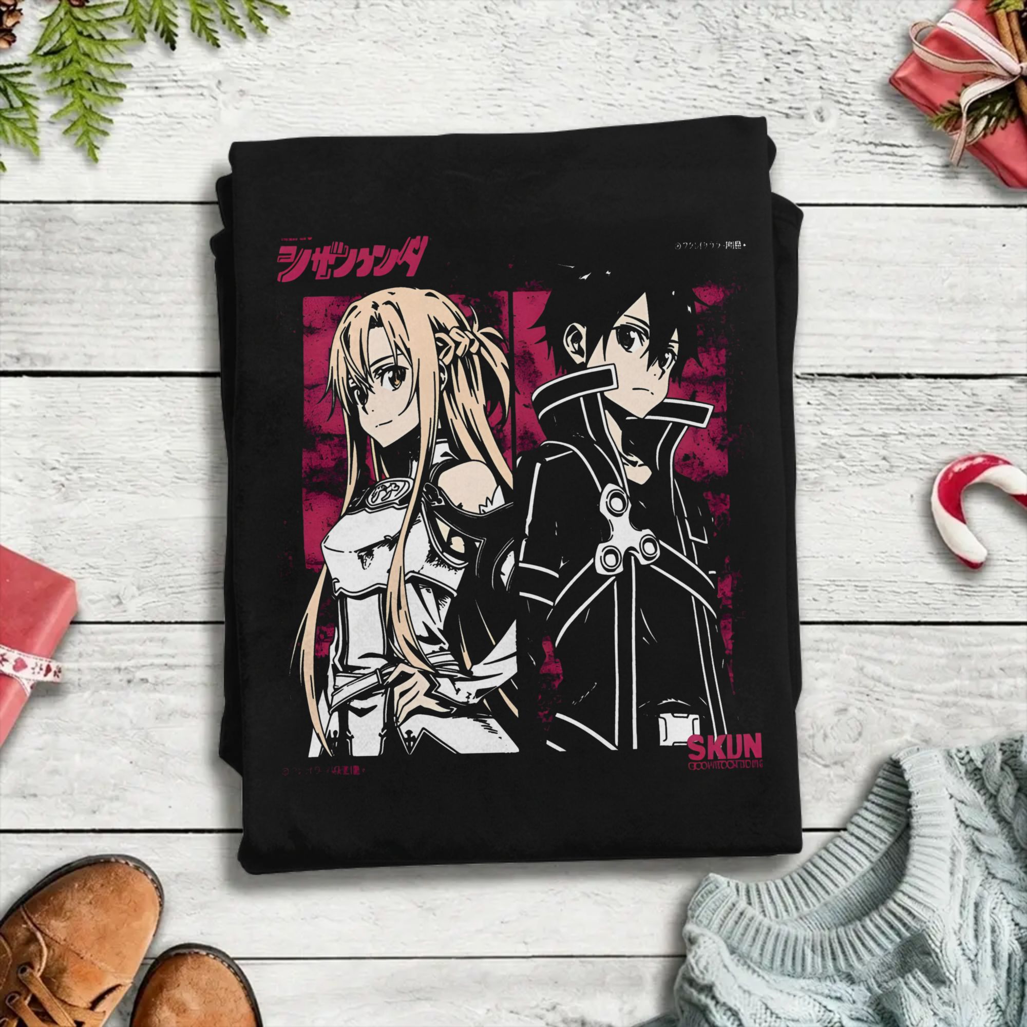 kirito and asuna Cotton T-Shir - Summer Clothing Wholesale recension och pris